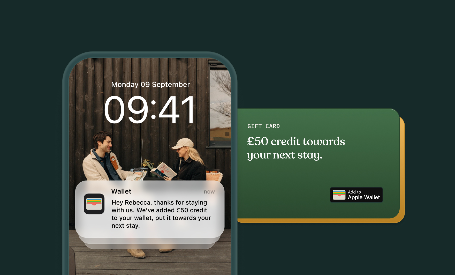 Gift a referral code