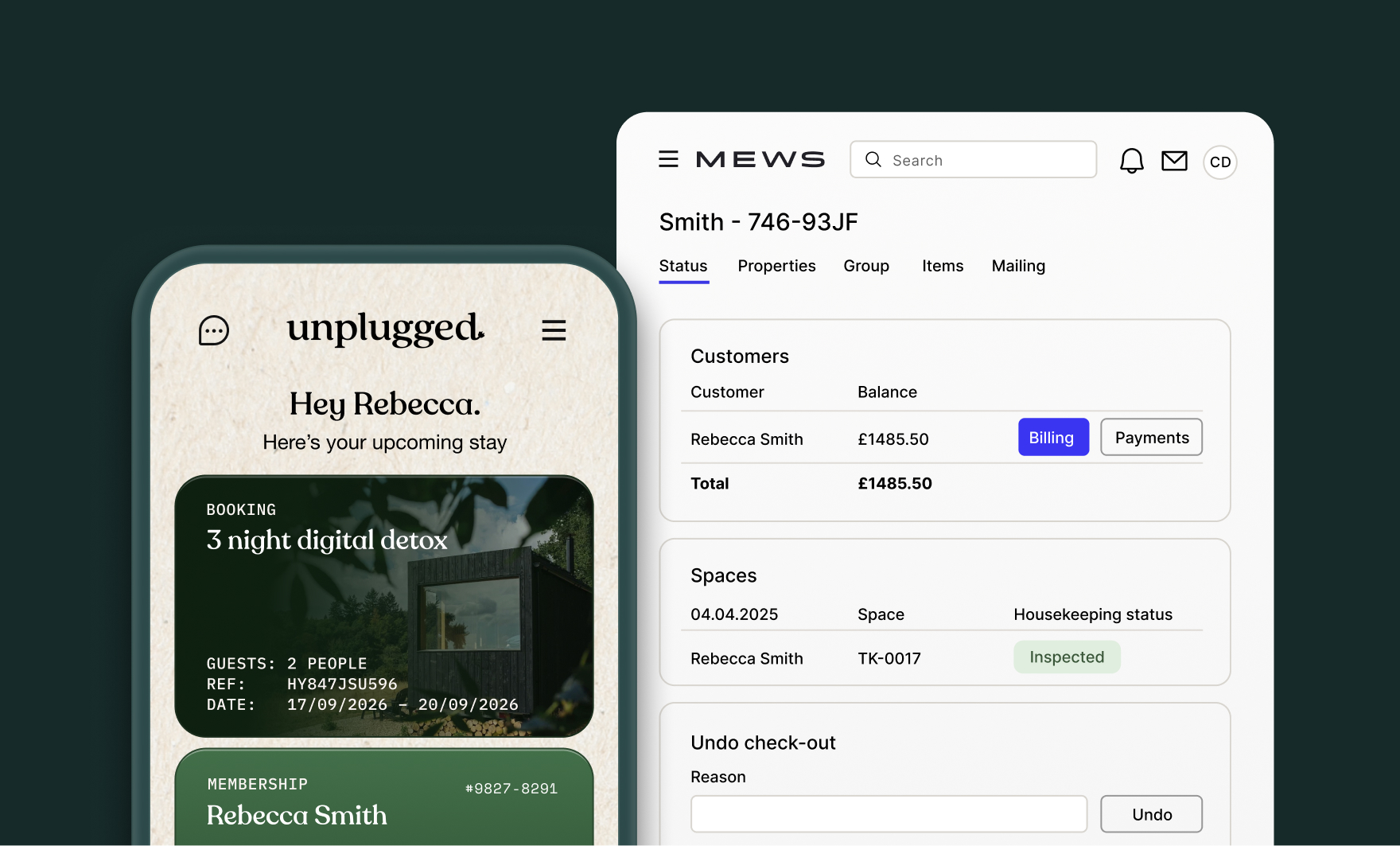 View your Mews bookings within Glu