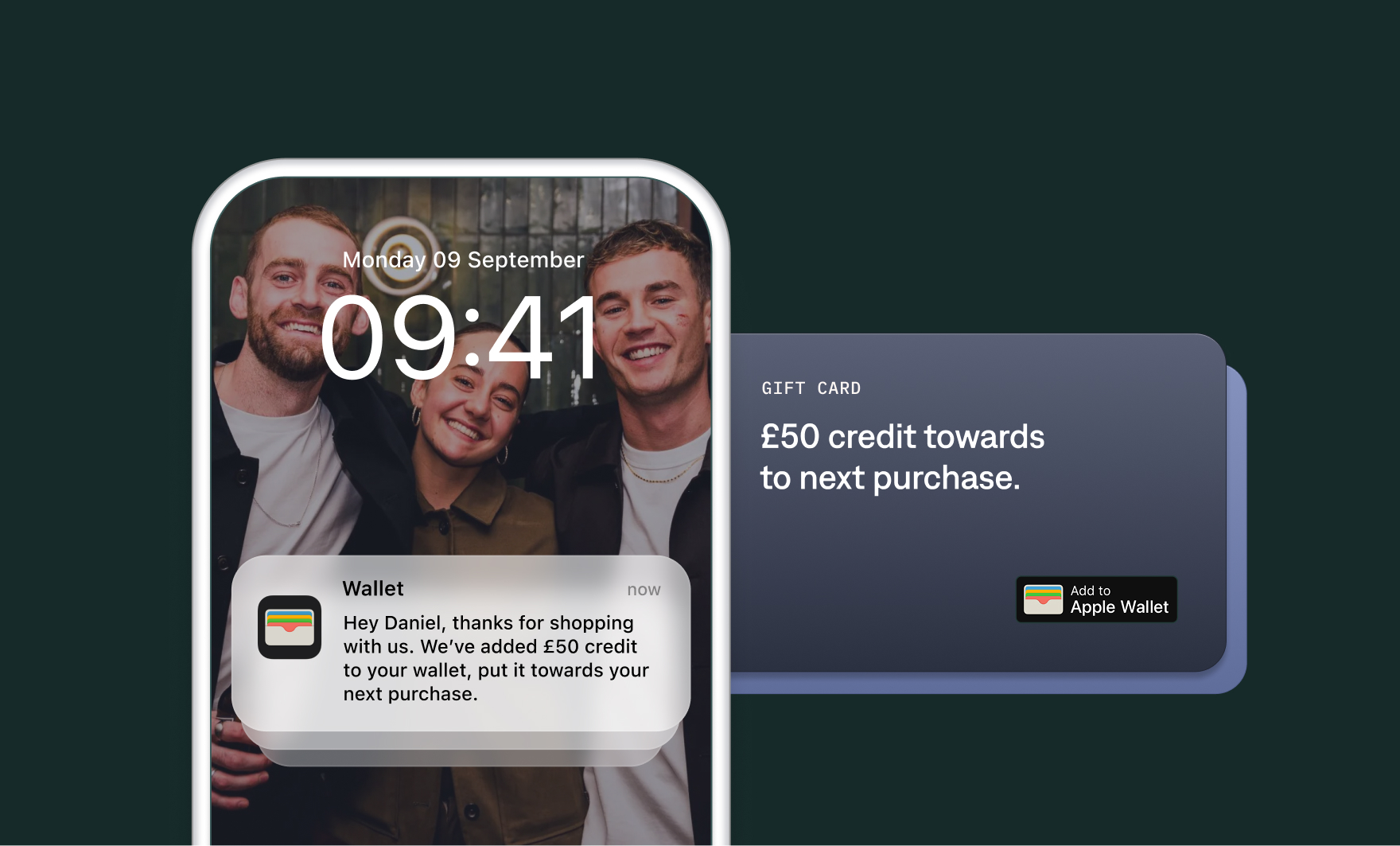Automated credit distribution within Shopify