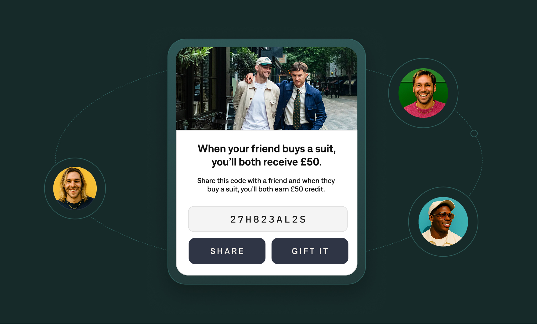 Glu referral scheme within Shopify